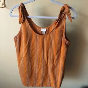 Tie-Sleeve Tank Blouse